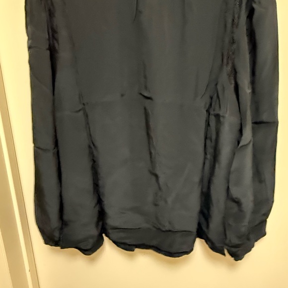 J. Crew Lace-trim pintuck top in crepe de chine - Picture 7 of 10